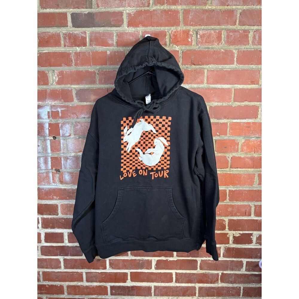 Harry Styles Love On Tour Hoodie Pullover Rabbits Bunny Pullover Size Large